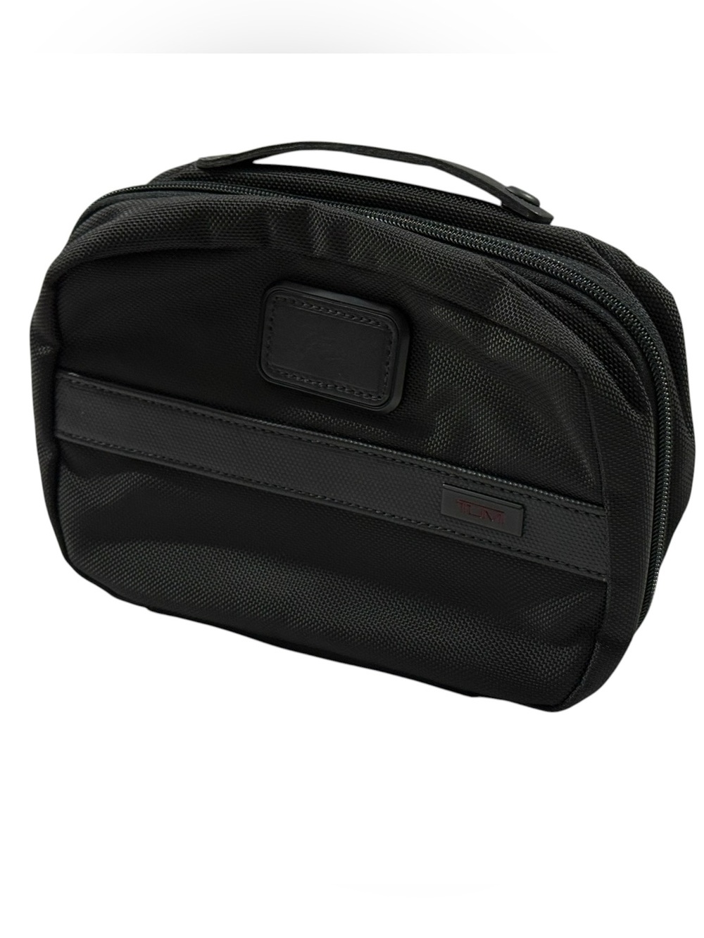 Tumi Alpha Black Ballistic Nylon Toiletry Travel Kit Organizer NWOT